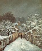 Jean-Antoine Watteau Snow at louveciennes china oil painting reproduction